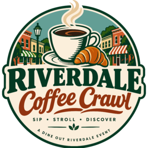 Riverdale Coffee Crawl Logo